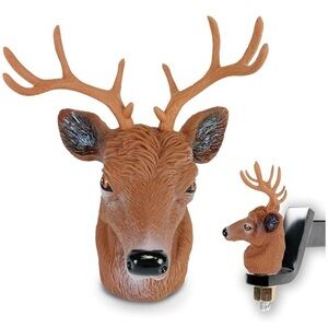 Deer Antler Hitch Cover - Brown